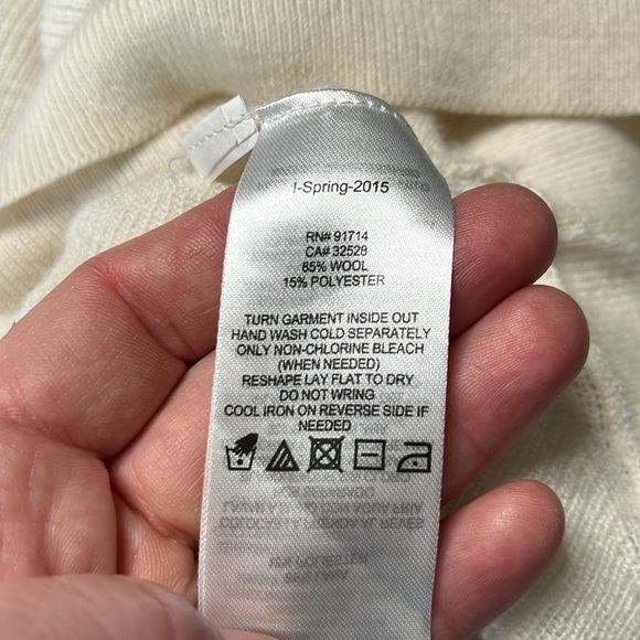 Armani Exchange lightweight wool blend sweater blouse - Picture 5 of 7